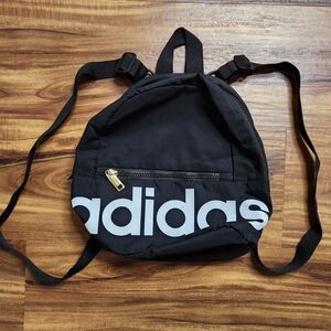 Adidas Linear Mini Black Logo Backpack